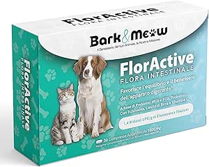 FlorActive fermenti probiotici per cani e gatti - equilibrio intestinale e flora batterica ristabilita