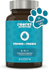 Probiotici per cani e gatti - 10 miliardi ufc integratore digestivo